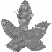 Burlap Leaf Template 2