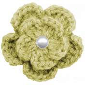 Crochet Flower Yellow