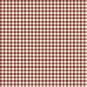 Gingham Paper Dark Red