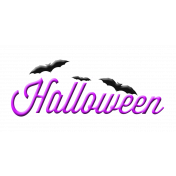 Halloween Word Art 2