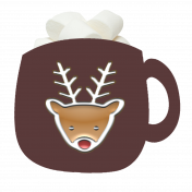 Reindeer Cocoa Mug