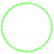 Lime Ribbon Circle