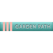 Garden Path Word Art