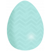 Aqua Easter Egg