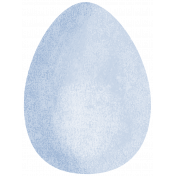 Blue Easter Egg