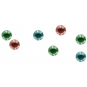 Spring Sparkle Scattered Gems Multi