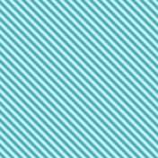 Aqua Diagonal Stripes