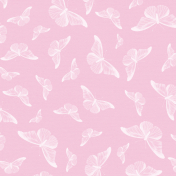 Pink Butterflies Background Paper