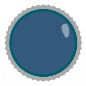 Blue Bottle Cap