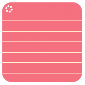 Pink Journal Card