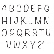 Noteworthy Font Uppercase Alphabet