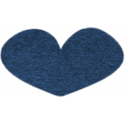 Our House Collab Word Art- Tiny Heart Sticker- Blue
