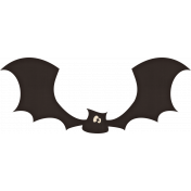 Spookalicious- Bat Sticker 