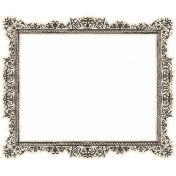 Spookalicious- Vintage Ornate Paper Frame