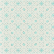 Sweater Weather Papers- Blue Ornate Snow Flakes 
