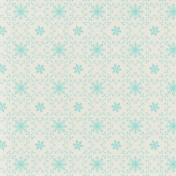 Sweater Weather Papers- Blue Ornate Snow Flakes 