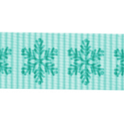 Sweater Weather- Blue Snowflake Ribbon Straight