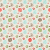 Sweater Weather Papers- Colorful Snowflakes