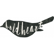 Jane- Bird Silhouettes- Bold Heart
