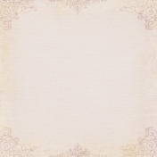 Jane- Cream Ornate Border Paper