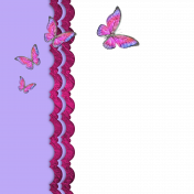 Butterfly border overlay