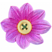 pink Button Flower
