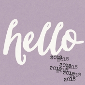 Best is Yet To Come 2018- Journal Card Hello 2