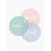 Fresh Start Journal Cards- Venn- 3x4