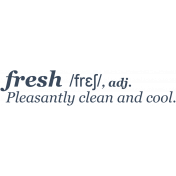 Fresh Start Elements- Word Art- Fresh Dictionary 2