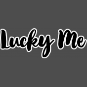 Pocket Basics 2 Pocket Title- Layered Template- Lucky Me 4