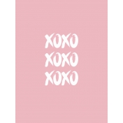 A Good Life In Pockets- January 2019 Filler Cards- XOXO (3x4)