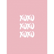 A Good Life In Pockets- January 2019 Filler Cards- XOXO (3x4)