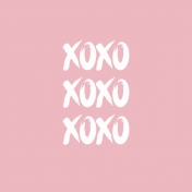 A Good Life In Pockets- January 2019 Filler Cards- XOXO (4x4)