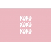 A Good Life In Pockets- January 2019 Filler Cards- XOXO (6x4)