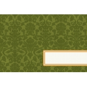 Bright Days Title Cards- Green Damask (Horizontal)