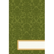 Bright Days Title Cards- Green Damask (Vertical)