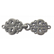 Norwegian Sweater Pewter Clasps