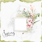 Spring Beauty- One Photo Layout