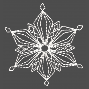 Stina 2022- stitched snowflake