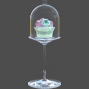 Glass Jar with Cupcake 01