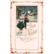 Vintage Christmas Card 02