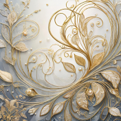 Golden Swirls Background