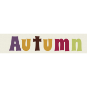 Autumn Art- Autumn Label