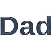 Dear Dad- Dad Word Art