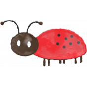 Love Bugs- Stamped Ladybug