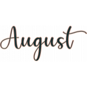 A Year Full- Enamel- August