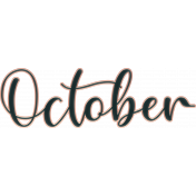 A Year Full- Enamel- October