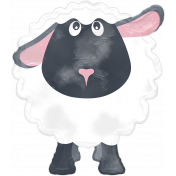Barnyard Fun- Stamped Sheep