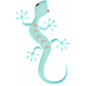 Sedona Sunrise- Acrylic Lizard