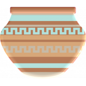 Sedona Sunrise- Acrylic Pottery #1